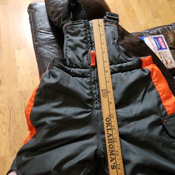 Pacific Trail Winter Snow Bib 24M / 2T Toddler Dark Gray Nylon - Picture 5 of 9